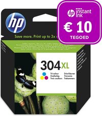 HP 304XL - Inktcartridge kleur + Instant Ink tegoed