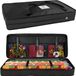 OEM 600D Oxford-stof cadeaupapier opslag 82 x 13 x 34 cm - Rollen opbergzak scheurvast met netvakken - Organizer met kaartenvak