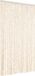 vidaXL Vliegengordijn 100x220 cm chenille beige en wit