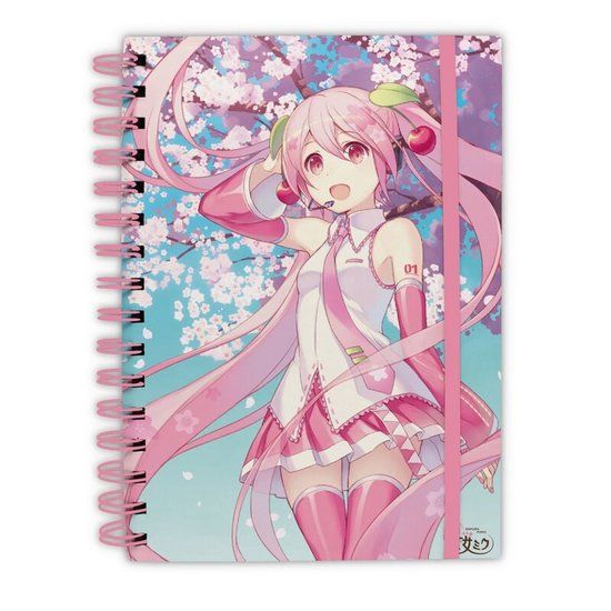 Hatsune Miku Cherry Blossom Notebook