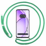 Tumundosmartphone Transparante beschermhoes voor Oppo A80 5G, met koord in watergroen