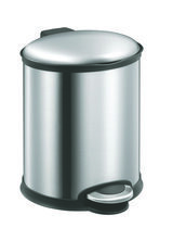 EKO Elipse Step Bin - 6 liter - Mat RVS