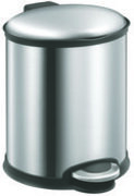 EKO Elipse Step Bin - 6 liter - Mat RVS