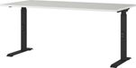 Germania Bureau Cornel - 160x80x91cm - Lichtgrijs/Zwart