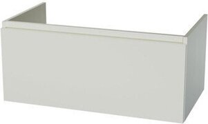 Nemo Spring Ventus Uno onderbouwkast B1000 x H400 x D495 mm 1 lade greeploos kleur wit 941350