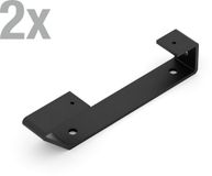 Alberts 833176 Emily plankdrager, zwart, 40 x 205 x 30 mm