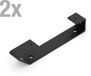 Alberts 833176 Emily plankdrager, zwart, 40 x 205 x 30 mm