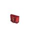 Jata Hogar HPOR7030 koeltas met handdoekhouder, middelgroot, rood