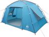 vidaXL Huisje Tent 4-persoons Blauw Polyester