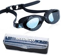 Dizokizo Zwemmen Goggles UV-bescherming Anti-Fog Waterdichte Zwembril Gemakkelijk aan te passen voor Volwassen Mannen Vrouwen