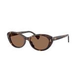 Ralph Lauren zonnebril 0RA5350U tortoise print donkerbruin