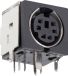 BKL Electronic 0204046 Miniatuur-DIN-connector Bus, inbouw horizontaal Aantal polen: 3 Zwart 1 stuk(s)