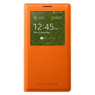 Samsung Galaxy Note 3 S View Cover - Orange