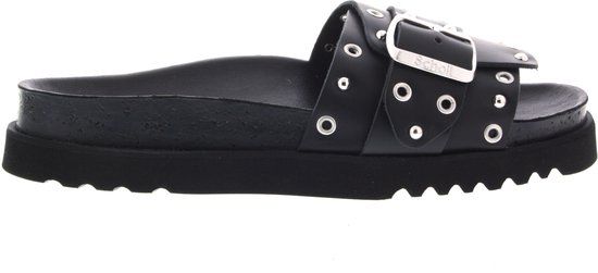 Scholl Dames Slippers Scholl Joyce Ring Black Zwart - Maat 38