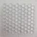 Icecat 80 pcs tampon pare-chocs rond 10x5 mm transparent