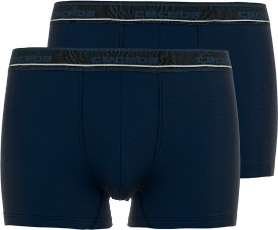 CECEBA Bamboo Heren Boxers - 2-pack - Blauw