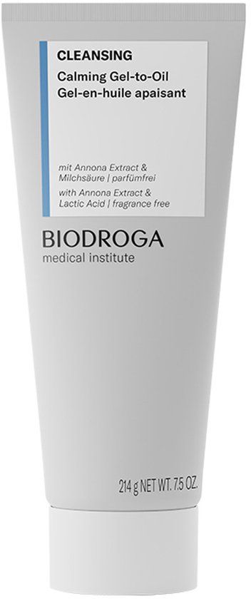 Biodroga Calming Gel-To-Oil Reiniger - 200ml - Gevoelige Huid