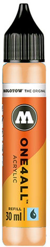 Molotow ONE4ALL - 30ml perzik pastel navul Inkt op acrylbasis