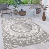 Paco Home Buiten Vloerkleed Tapijt Voor Binnen En Buiten Balkon Terras Oosters Marokkaans 80x150 cm