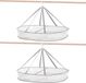 Merkloos 2-delige 1-lagige Opvouwbare Kledingdroogrek – 31,5 inch Gaasachtige Hangende Droger