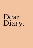 Dear Diary. Peach Sorbet Edition: An Aesthetic Activity & Journaling Book for Teen Girls