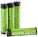 Amazon Basics 4 stuks oplaadbare AAA NiMH-batterijen, 800 mAh, 1000x op te laden, voorgeladen