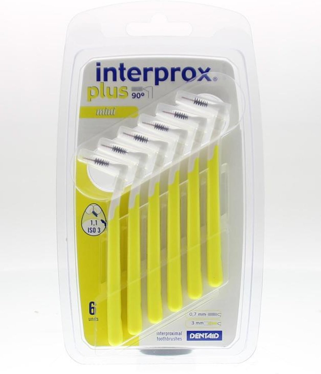 Interprox Ragers Plus Mini 3mm Geel 6st