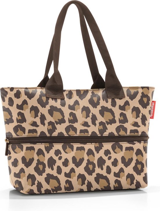 Reisenthel Shopper E1 Shopper Schoudertas - 12L - Leo Macchiato Bruin