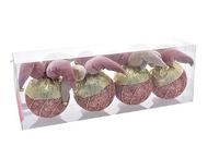 Nataluna DEC.63 roze ballen 10 cm 4 stuks 407216276