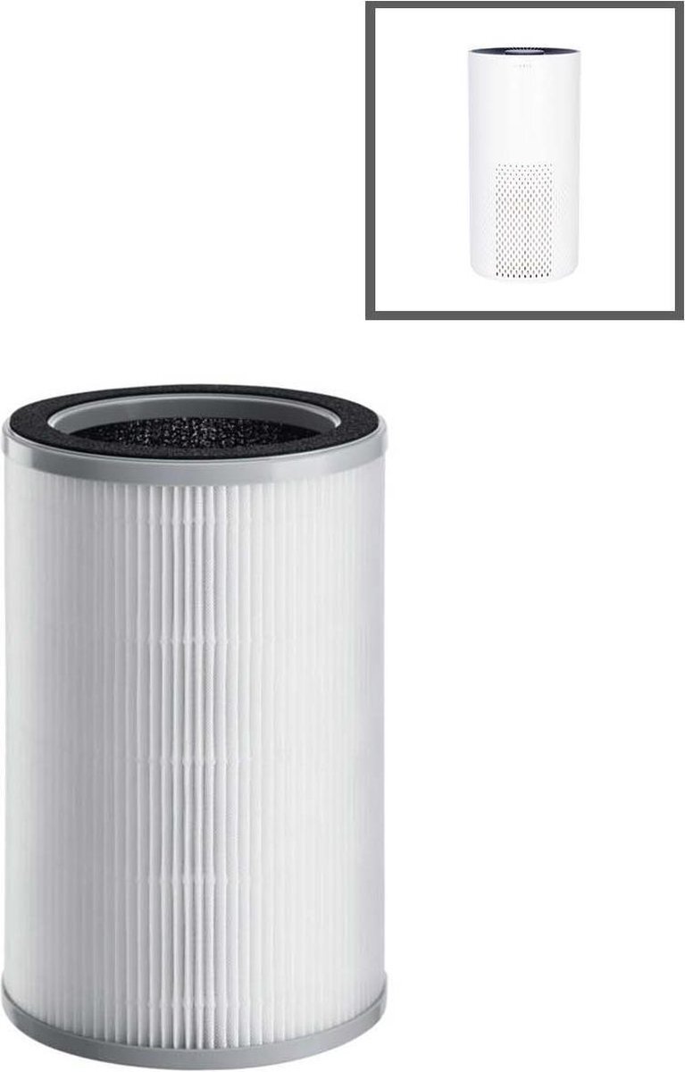 Tubble Filter Tubble® Air Purifier Compact - TRUE HEPA 360° filter technology - Carbon Filter
