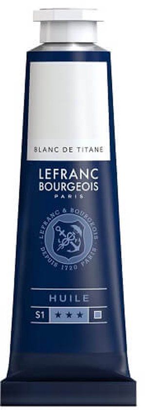 Lefranc & Bourgeois Fine Oil Titanium White 40ml