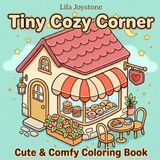 Tiny Cozy Corner Coloring Book: Cute and Comfy Hygge Spaces for Adults and Teens to Color and Relax