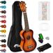 TIGER UKE7 Sopraan-ukelele beginnersset - Sunburst