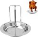 OEM Kippengrillaccessoire - Zilver - Opvouwbaar - Verticale grill voor kip en kalkoen - Barbecue-accessoire
