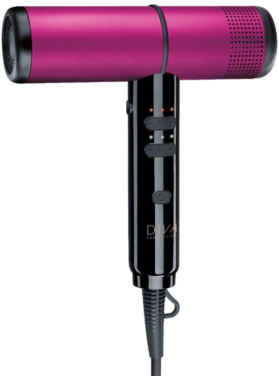 salon europe limited Salon Europe Atmos Atom Sleeve Wild Raspberry - Replacement Colored Metal Sleeve for DIVA Atmos Atom Hair Dryer