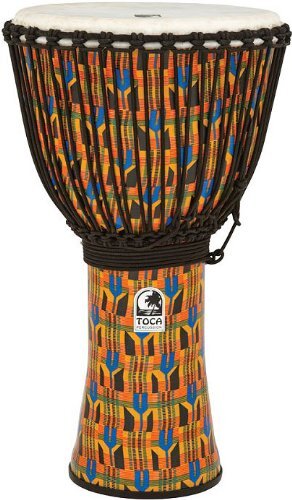 Toca BSX klemring Rope Tuned 14 inch Kente Cloth