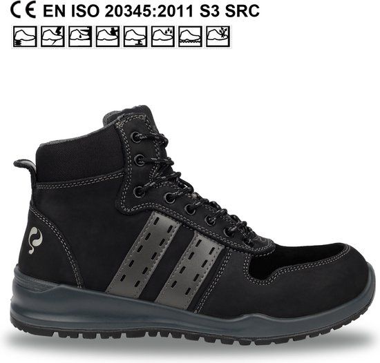 Quick Schoen Sport QS0911 S3 - Zwart/Grijs - 41