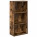 vidaXL Badkamer wandkast Gerookte Eik 30 x 16 x 62,5 cm