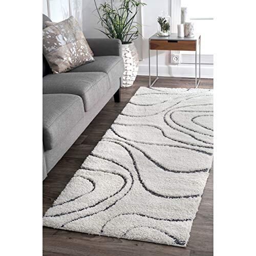 nuLOOM nuLOOM Carolyn Cozy Soft & Plush Shag Runner tapijt, 2' 6" x 6', Beige