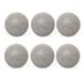 Spaas 6x Rustieke Balkaars 80 mm 24u, Lichtgrijs