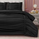 Juicy Couture Dekbedset, polyester, zwart, kingsize