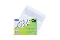 Bantex Zelfklevende enveloppen C6 (114 x 162 mm), wit, 25 stuks