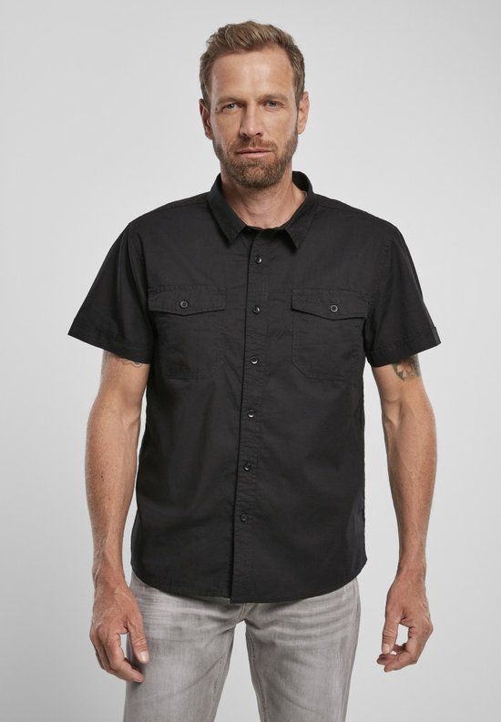 Brandit Roadstar Heren Shirt met korte mouwen - Zwart - S