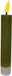 Mansion Atmosphere Bougie LED rechargeable 2.2x12.5cm vert olive