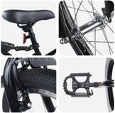 vidaXL Kinderfiets 18 inch Zwart