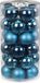 Inge-glas Inge Christmas Kerstballen - 30 stuks - Diep Blauw - 6 cm Diameter - Glas - Mat/Glans