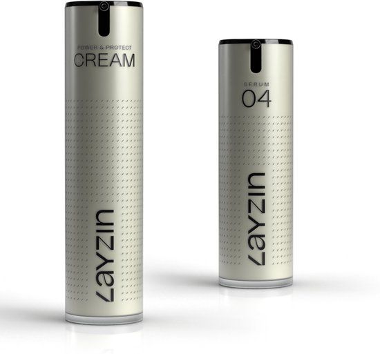 LAYZIN Skin Revive Essentials Duo – SERUM 04 Huidherstel & Power & Protect Dagcrème SPF30