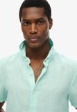 Superdry - Linnen vakantie-overhemd met korte mouwen - Heren - Shirts