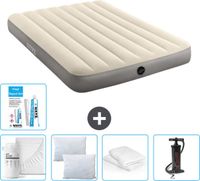 Intex Luchtbed - Twijfelaar - 137 x 191 x 25 cm - Beige