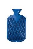 Fashy 6437 54 2007 warmwaterkruik Karo-halve lamelle, 2 liter, saffier